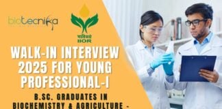 ICAR-IIOR Hiring Young Professional-I Walk-in on 13 May