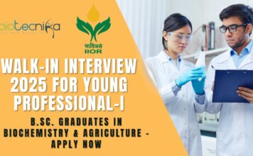 ICAR-IIOR Hiring Young Professional-I Walk-in on 13 May