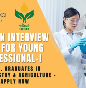 ICAR-IIOR Hiring Young Professional-I Walk-in on 13 May