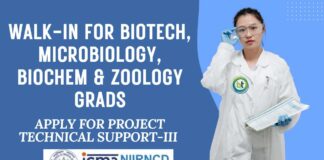 ICMR-NIIRNCD Hiring Project Technical Support-III Job 2025