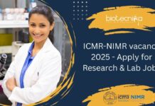 ICMR-NIMR Hiring Research & Lab Staff Across 12 States – Apply Now! ICMR-NIMR vacancy 2025 - Apply for Research & Lab Jobs