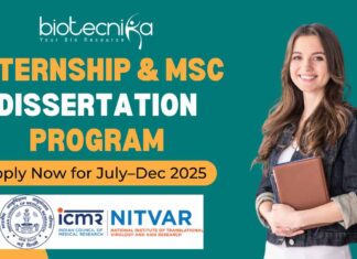 ICMR-NITVAR Internship 2025 Apply by June 15 
