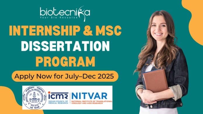 ICMR-NITVAR Internship 2025 Apply by June 15 