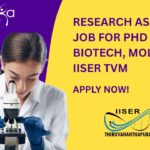 IISER TVM PhD Research Job For Biochem