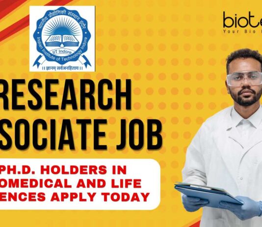 IIT Indore Research Associate Job 2025 Apply by June 6