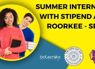 IIT Roorkee SPARK 2025 - Summer Internship With Stipend