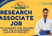 INST Mohali Life Sciences Research Associate Job – Apply Now INST Mohali Life Sciences Research Associate Job - Apply Now