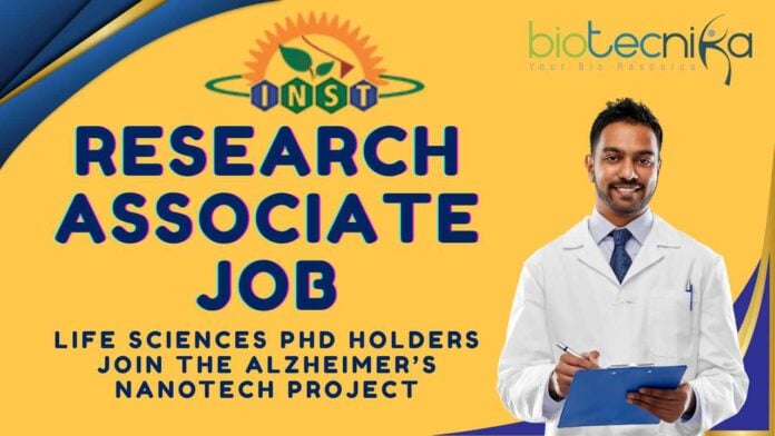 INST Mohali Life Sciences Research Associate Job - Apply Now