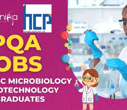 IPQA Jobs at HCP Wellness for BSc, MSc Microbiology & Biotechnology Graduates - Apply Now!