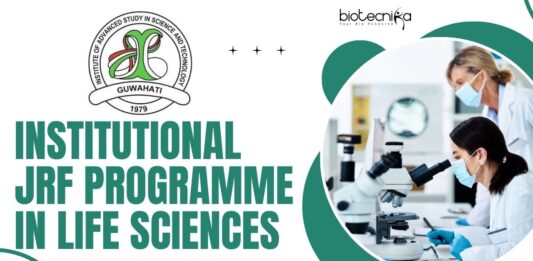 Institutional JRF Programme in Life Sciences – IASST, Guwahati (2025–26), Apply Online!
