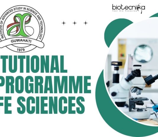 Institutional JRF Programme in Life Sciences – IASST, Guwahati (2025–26), Apply Online!
