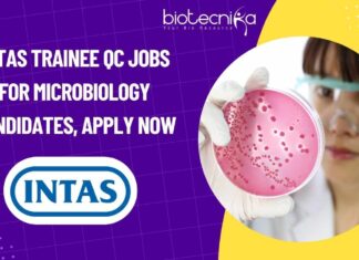 Intas Trainee QC Jobs