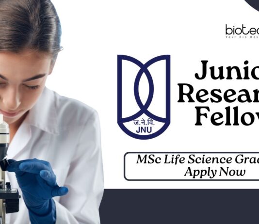JNU JRF Recruitment for Viral Pathogenesis Research | MSc Life Science Graduates Apply Now