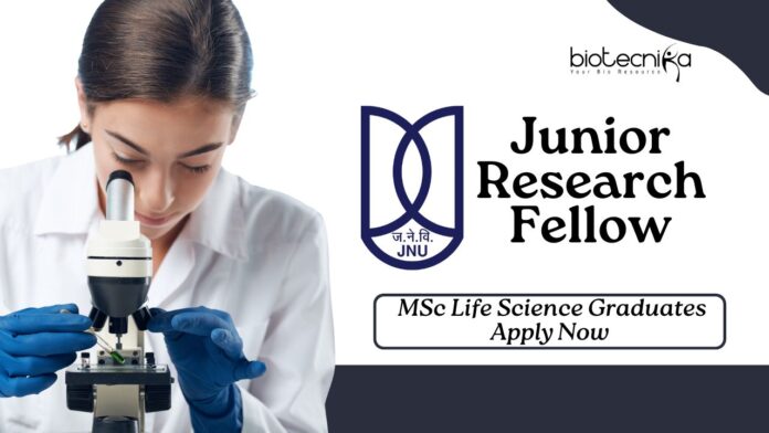 JNU JRF Recruitment for Viral Pathogenesis Research | MSc Life Science Graduates Apply Now