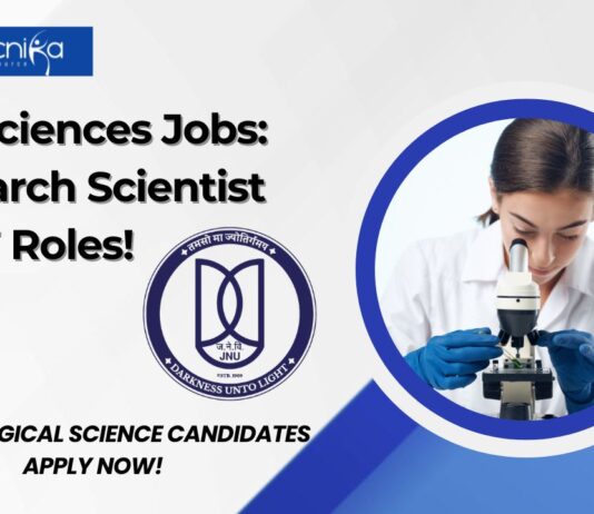 JNU Life Sciences Jobs: Research Scientist & JRF Roles! MSc Biological Science Candidates Apply Now!