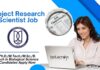 JNU Project Research Scientist JobPh.D.M.Tech.M.Sc.B. Tech in Biological Science Candidates Apply Now