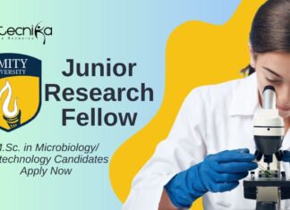 JRF Vacancy at Amity University Noida – M.Sc. in Microbiology/ Biotechnology Candidates Apply Now