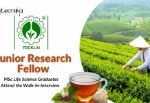  JRF Vacancy at Tocklai Tea Research Association –  MSc Life Science Graduates Attend the Walk-In-Interview   