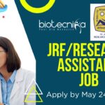 JRFResearch Assistant Job at SJRI Apply by May 24, 2025