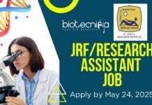 JRFResearch Assistant Job at SJRI Apply by May 24, 2025