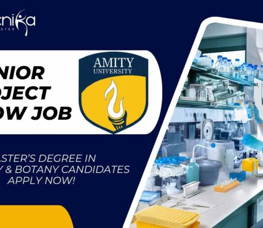 Junior Project Fellow Job at Amity