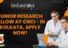 Junior Research Fellow at CNCI