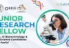 Junior Research Fellow at ILS Bhubaneswar Apply by June 5