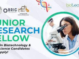 Junior Research Fellow at ILS Bhubaneswar Apply by June 5