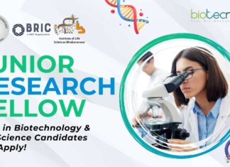 Junior Research Fellow at ILS Bhubaneswar Apply by June 5