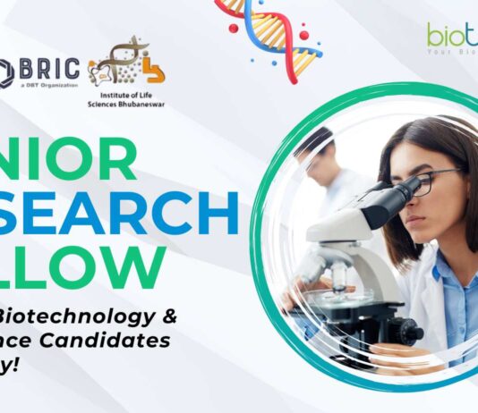 Junior Research Fellow at ILS Bhubaneswar Apply by June 5