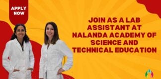 Lab Assistant Job at Nalanda Academy of Science and Technical Education