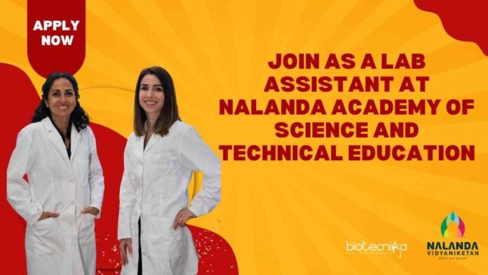 Lab Assistant Job at Nalanda Academy of Science and Technical Education
