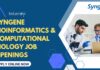 Syngene Bioinformatics Jobs