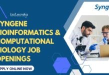 Syngene Bioinformatics Jobs