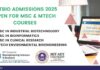MITBIO Admissions 2025 Open For MSc & MTech Courses | Apply Online MITBIO Admissions 2025 Open