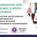 MITBIO Admissions 2025 Open