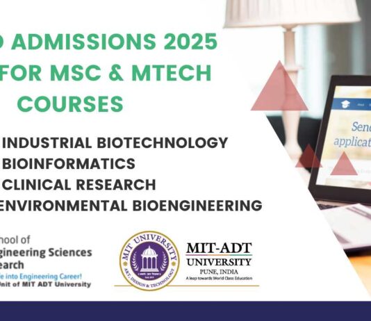 MITBIO Admissions 2025 Open