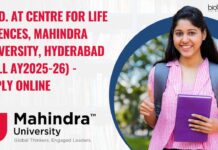 PhD Admissions 2025-26 at Mahindra University
