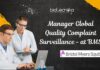 Manager Global Quality Complaint Surveillance