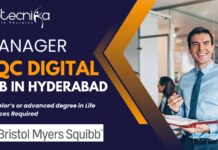 Manager PQC Digital Job at BMS – Apply in Hyderabad