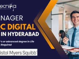 Manager PQC Digital Job at BMS – Apply in Hyderabad