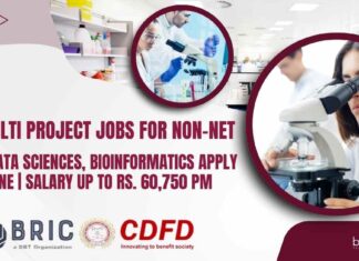 CDFD Project Jobs For Non-NET