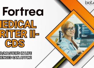 Medical Writer II-CDS at Fortrea, PhDMaster's in Life Sciences can apply!