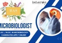 Microbiologist at RAS Luxury Skincare, B.Sc. / M.Sc. in Microbiology candidates apply online! Microbiologist at RAS Luxury Skincare, B.Sc. M.Sc. in Microbiology candidates apply online!