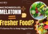 MIT-SMART Fresh Vegetables Technology - Microneedles + Melatonin