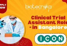 Clinical Trial Assistant Role - at ICON in Bangalore