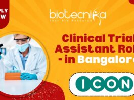 Clinical Trial Assistant Role - at ICON in Bangalore