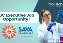 QC Executive Job Opportunity!