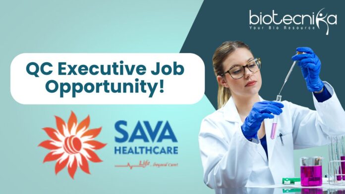 QC Executive Job Opportunity!