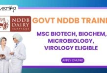  NDDB Trainee Jobs For MSc Biotech
